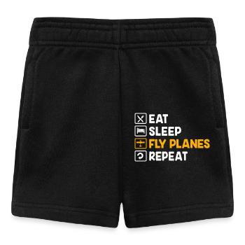 Model Airplane Model Airplane - Baby Shorts - black - Front