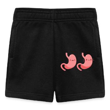 Darm Krankheit Gastroparese - Baby Shorts - Schwarz - Vorne
