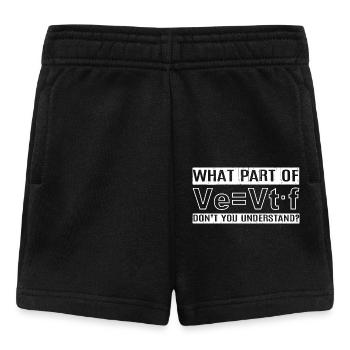 Atmen Atmung Atemwegstherapeut Sauerstoff - Baby Shorts - Schwarz - Vorne