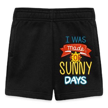 I Was Made For Sunny Days I - Baby Shorts - black - Front