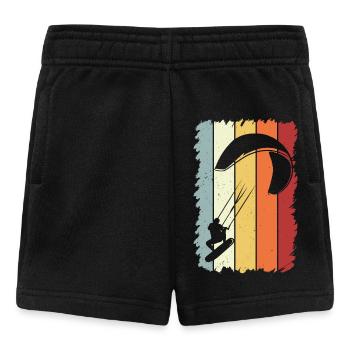 Kitesurfer Kiteboard Kitesurfing - Baby Shorts - black - Front