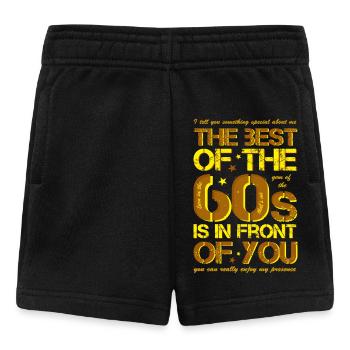 60s 60s 60's sixties - Baby Shorts - black - Front