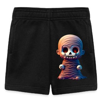 Happy Halloween cute monster mummy scary funny - Baby Shorts - black - Front