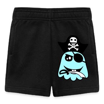 Pirate Fantôme Drôle Mauvais Fantôme Halloween Fun - Short Bébé - noir - Devant