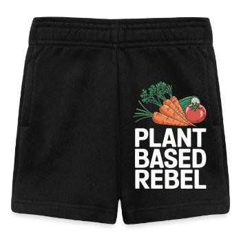 Vegetarian Vegan Veggie Vegetarian - Baby Shorts - black - Front