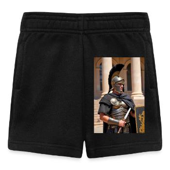 Schattenwächter wartet, slawische Wölfe heulen unter Rom - Baby Shorts - Schwarz - Vorne