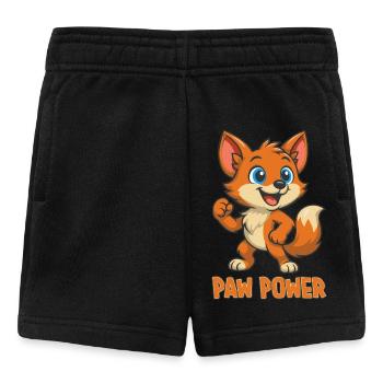 Cooler Fuchs – Lustiges Tiermotiv - Baby Shorts - Schwarz - Vorne