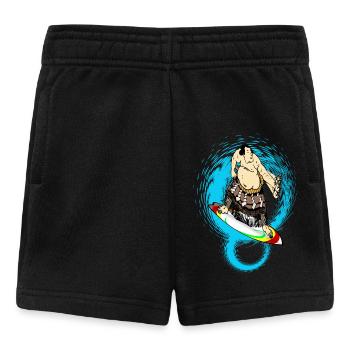 Surfeur de sumo - Short Bébé - noir - Devant