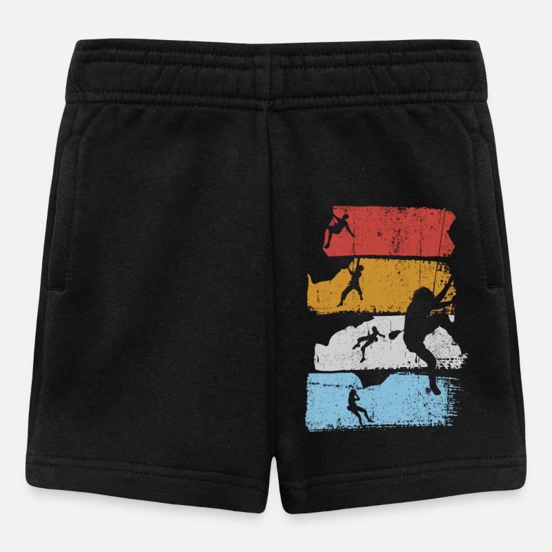 Surf Stripes Silhouette - Baby Shorts - black