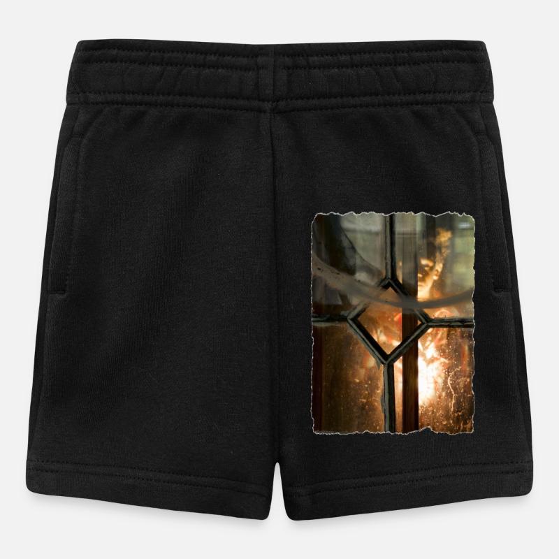 Attic children - Baby Shorts - black