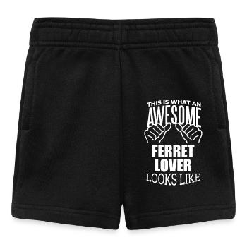 furet - Short Bébé - noir - Devant
