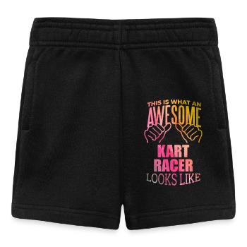 Go-Kart - Baby Shorts - Schwarz - Vorne
