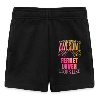 furet - Short Bébé - noir - Devant