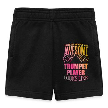 trompette - Short Bébé - noir - Devant