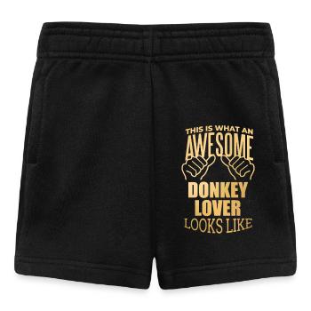 Esel - Baby Shorts - Schwarz - Vorne