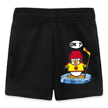 Pingouin sportif - Short Bébé - noir - Devant