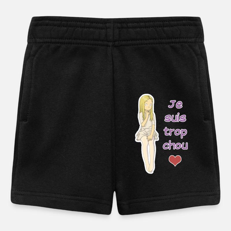 Ich bin so süß - Baby Shorts - Schwarz