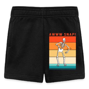 Arm Fracture Halloween Skeleton Bone Bone Fracture - Baby Shorts - black - Front