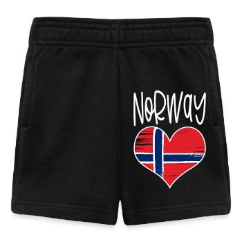 Norvège - Short Bébé - noir - Devant