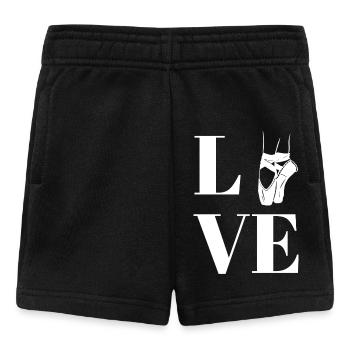 Love ballet  - Short Bébé - noir - Devant
