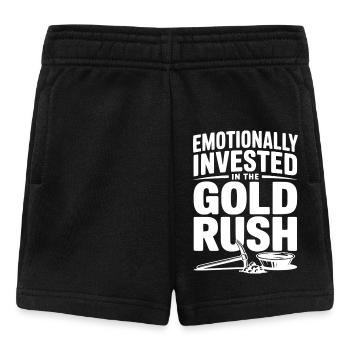 Investi émotionnellement dans la ruée vers l’or - Short Bébé - noir - Devant