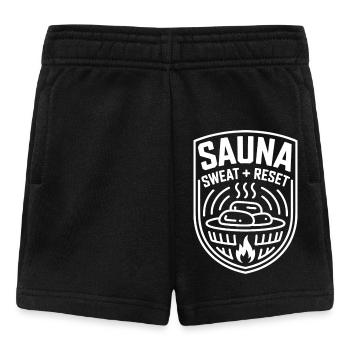 Transpiration du sauna réinitialisant bien-être Transpiration - Short Bébé - noir - Devant