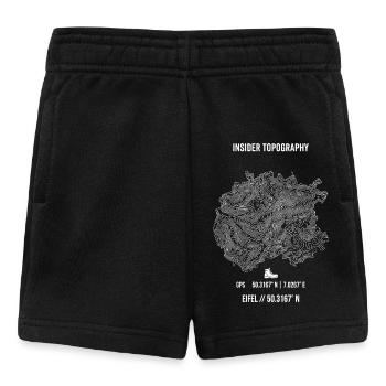 Eifel Topografie Wandern GPS Koordinaten - Baby Shorts - Schwarz - Vorne