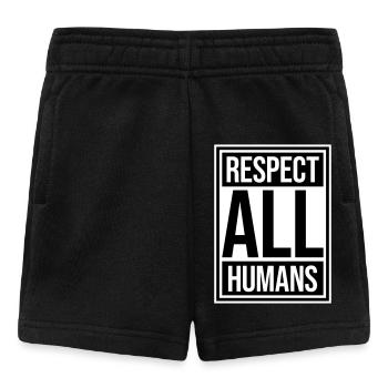 Déclaration du respect de tous les humains : l’humanité - Short Bébé - noir - Devant