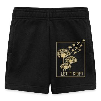 Golden Dandelions - Baby Shorts - black - Front