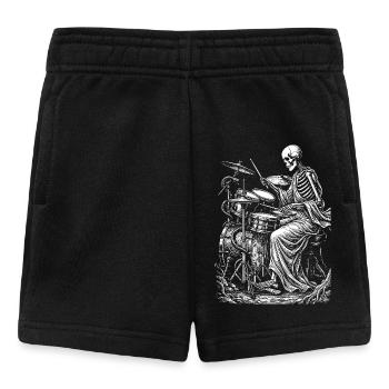 Skeleton Drummer Nightbeat - Baby Shorts - black - Front