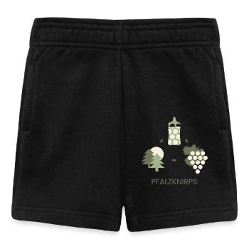 Pfalzknirps in Grün - Baby Shorts - Schwarz - Vorne