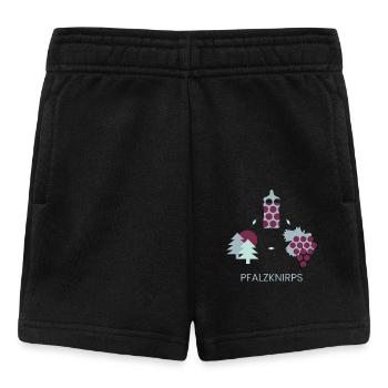 Pfalzknirps in Tuerkis und Beere - Baby Shorts - Schwarz - Vorne