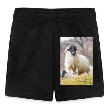 Un mouton des Highlands avec une tête noire chez les écossais - Short Bébé - noir - Devant