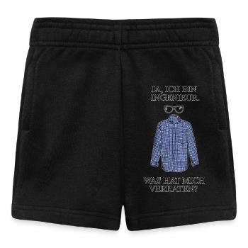 Ja, ich bin Ingenieur. Was hat mich verraten? - Baby Shorts - Schwarz - Vorne