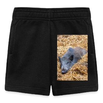 Sanglier (en allemand sanglier) Sus scrofa - Short Bébé - noir - Devant