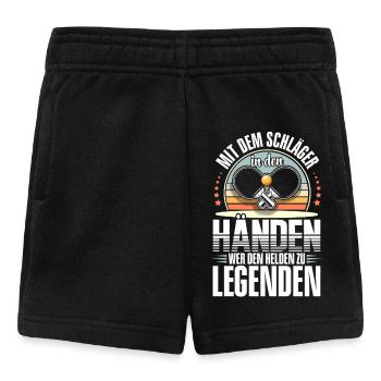 Tischtennis - Baby Shorts - Schwarz - Vorne