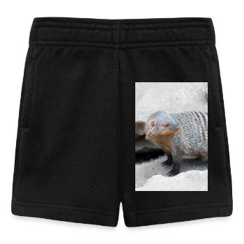 Mangouste à bandes ou Mangouste zébrée - Short Bébé - noir - Devant