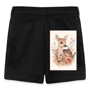 Chevreuil - Short Bébé - noir - Devant