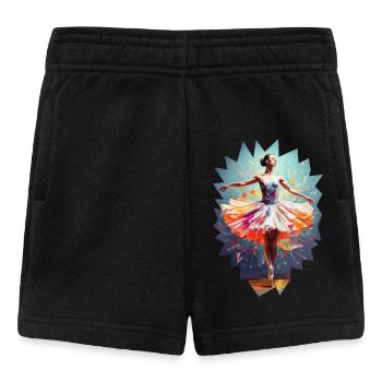 Ballet dancer modern hypercolor - Baby Shorts - black - Front