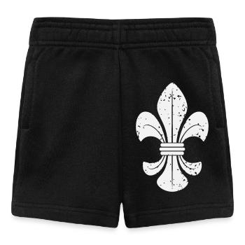 Lilie VEKTOR / Fleur De Lille - Baby Shorts - Schwarz - Vorne