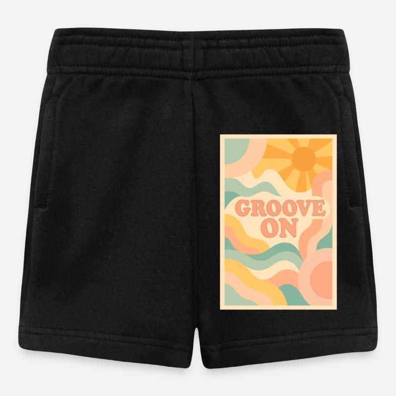Groove on - Short Bébé - noir