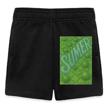 Sommer - Baby Shorts - Schwarz - Vorne