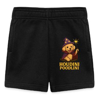 kleiner Zauber Pudel - Baby Shorts - Schwarz - Vorne