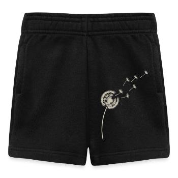 Le pissenlit comme symbole de liberté et de nouveau départ - Short Bébé - noir - Devant