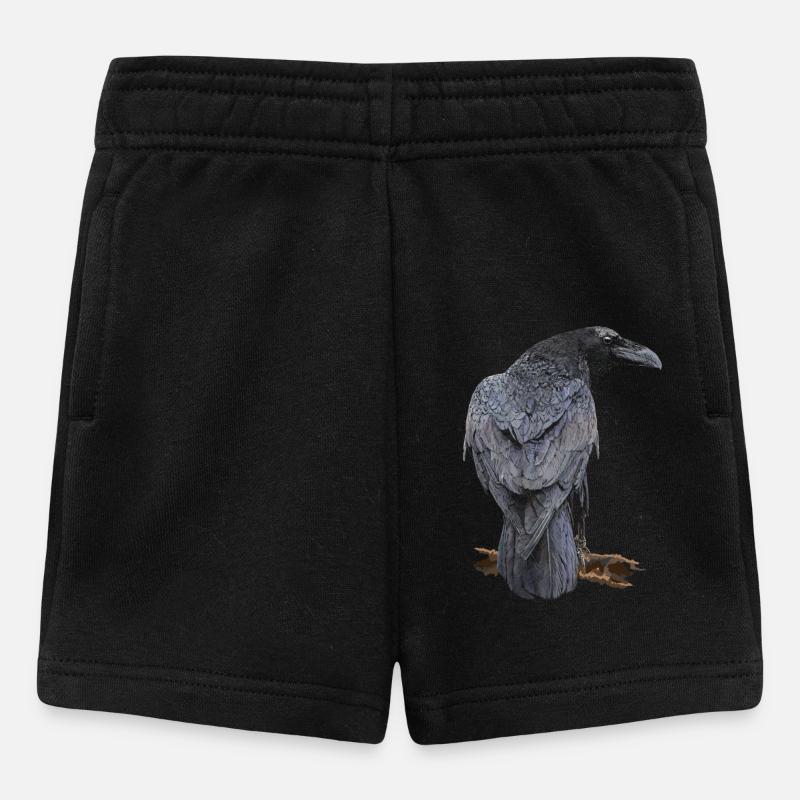 Crow - Baby Shorts - black