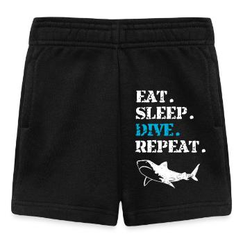Tauchen Taucher - Baby Shorts - Schwarz - Vorne