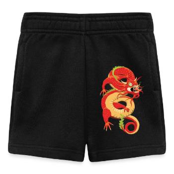 Dragon chinois - Short Bébé - noir - Devant