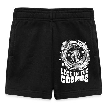 Lost in the Cosmos - Astronaut - Weltall - Baby Shorts - Schwarz - Vorne