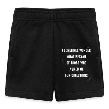 Asking for directions - Baby Shorts - black - Front