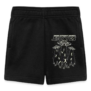 Ancient Astronaut Theorists Say Yes - Baby Shorts - black - Front